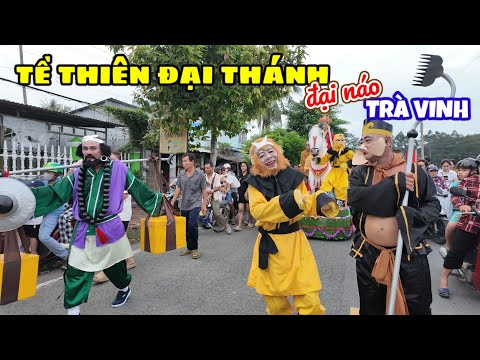 4 thầy trò Đường Tăng quẩy tưng bừng lễ Vu Lan Thắng Hội chùa Ông Bổn Cầu Kè (Trà Vinh) | Tây Du Ký