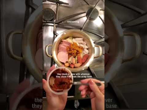 the story behind Korean Army stew #cooking