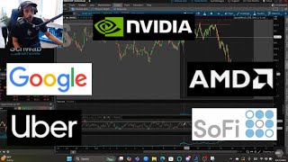 LIVE TECHNICAL ANALYSIS: NVDA, SOFI, UNH, PALANTIR, IBM, MP,  AND MORE !!