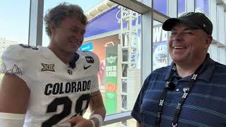 1-on-1 with Colorado Buffs safety Ben Finneseth at Big 12 media day