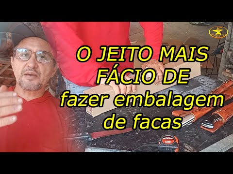 O JEITO MAIS FÁCIL DE FAZER  embalagem de facas