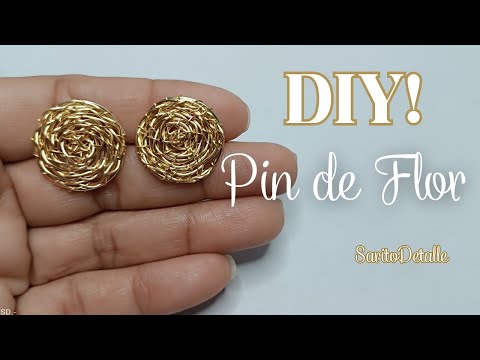 DIY! PINES DE FLOR | VIDEO DEDICADO A AFBM | SARITO DETALLE