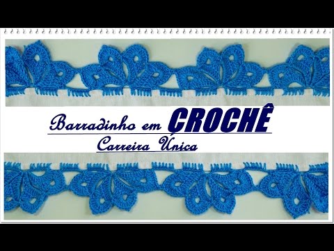 BARRADO EM CROCHÊ -CARREIRA ÚNICA