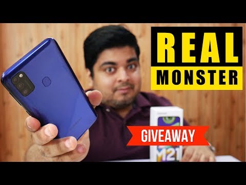 (ENGLISH) [GIVEAWAY] Samsung Galaxy M21 - SASTE MEIN MONSTER - Unboxing & Quick Review🔥