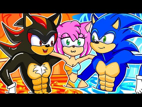 HOT vs COLD Boyfriend!? | Sonic and Amy's Love Story | Sonic the Hedgehog   FUNNY