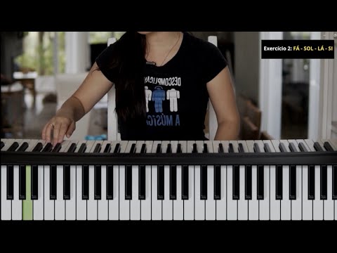 5 Exercícios para DECORAR as NOTAS BRANCAS no piano RÁPIDO