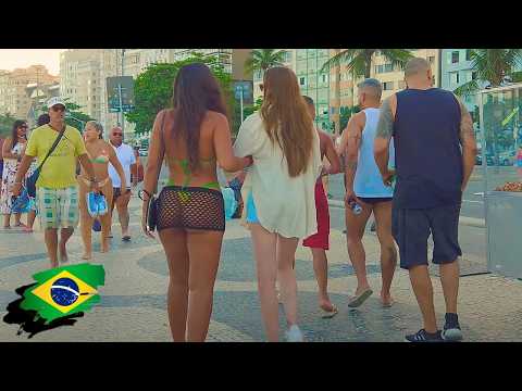 RIO DE JANEIRO 🇧🇷 COPACABANA PROMENADE ON CARNIVAL DAY, BRAZIL