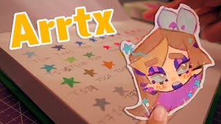 ⋆ STICKERS CASEROS? Acompáñame | Haz los tuyos | ⋆ ˚ARRTX Acrylic Paint Markers Brush Tip Liquid Ink