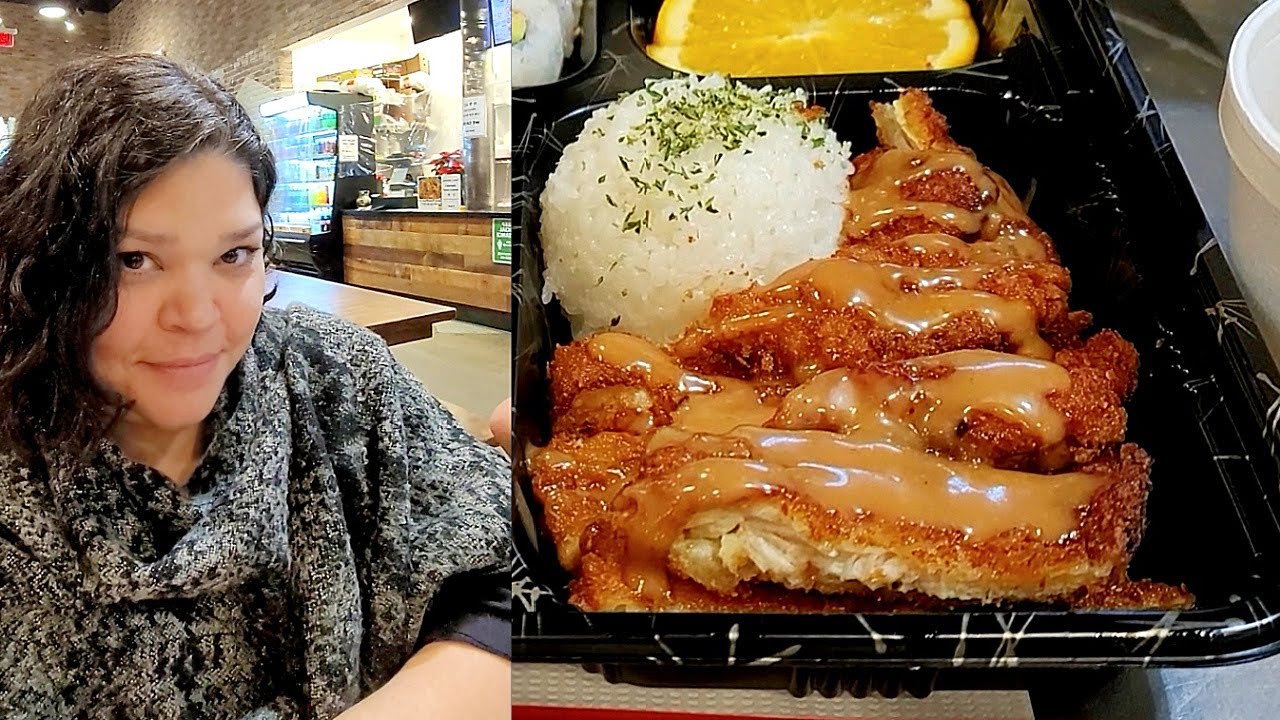 Lunch At The HMart Food Court Chicken Katsu Recipe VLOGMAS Day 13
