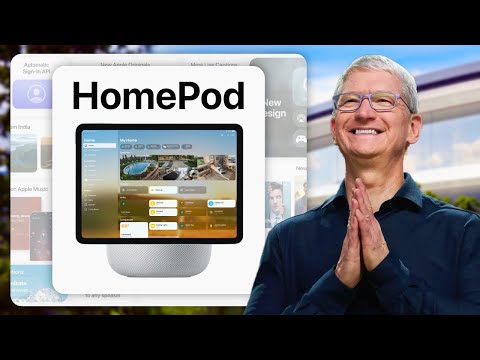 NUEVO HomePod con PANTALLA, Apple Intelligence y HomeOS 26 🤩