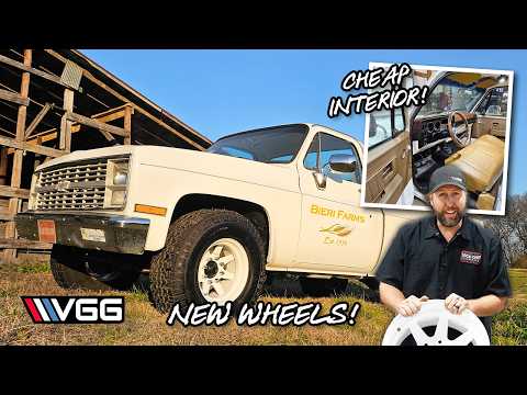 DIY CHEAP Classic Truck Interior Restoration and New (vintage) Wheels!