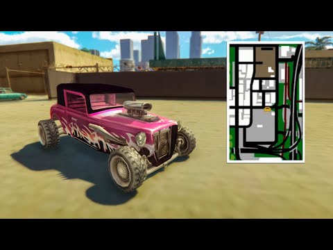 15 Ubicaciones OCULTAS de AUTOS en GTA San Andreas