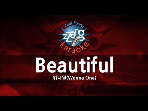 [짱가라오케/원키/노래방] 워너원(Wanna One)-Beautiful KPOP Karaoke [ZZang KARAOKE]