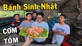 Anh Nhí Betta làm bánh kem bằng Cơm và Tôm chúc mừng Sinh Nhật Ku Xích