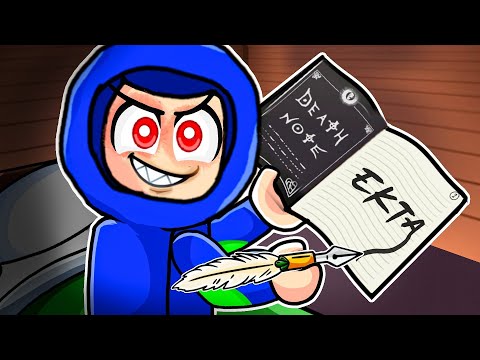 Roblox BUT I HAVE DEATH NOTE!!