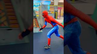 Parkour Spiderman😱 #spiderman