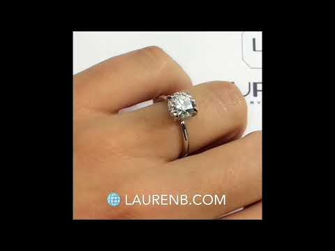2 Carat Round Solitaire Diamond Engagement Ring