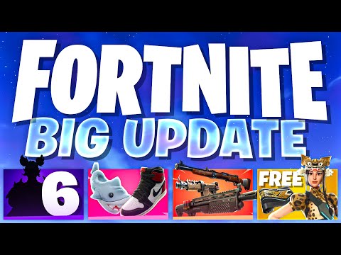 Fortnite HUGE Update v32.10 & What to Expect (Chapter 6 Skin, FREE Skin, ICON Emotes & More..)