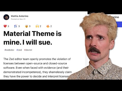 This VS Code theme is threatening people?