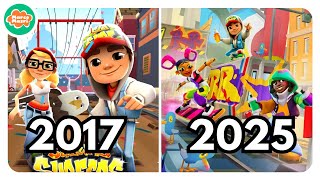 Evolution of WASHINGTON D.C Map in Subway Surfers | 2016 - 2025