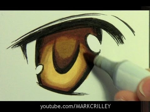 Marker vs Colored Pencil: How to Color Manga Eyes