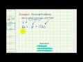 Understanding Percent Equations