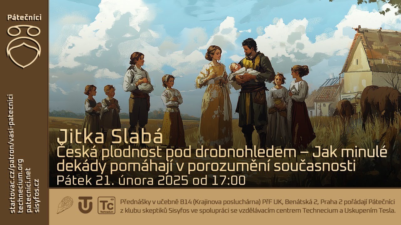 21. února 2025: Jitka Slabá - Česká plodnost pod drobnohledem - Jak minulé dekády pomáhají v porozumění současnosti