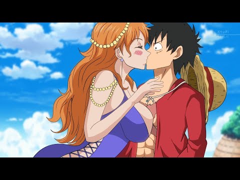 Luffy ganhou um beijo de Nami após salvar ela em One Piece!