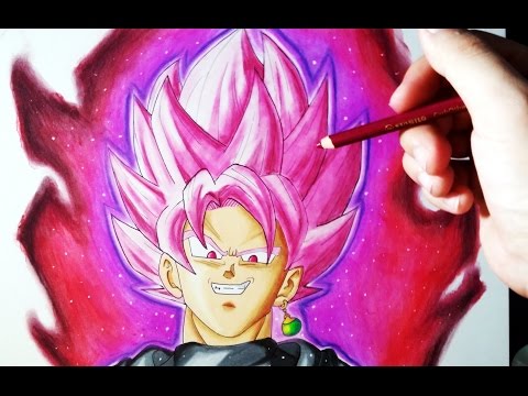 Cómo Dibujar a Goku Black SSJ Rose con Lápices de Colores | Tutorial | ArteMaster