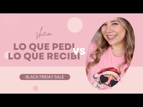 LO QUE PEDI VS LO QUE RECIBI en Black Friday de SHEIN