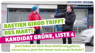 Res Marti und Bastien Girod zeigen Haltung für weniger Strassenlärm