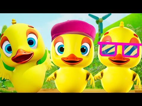 Count Five Little Ducks + More Nursery Rhymes & Learning Videos for Kids