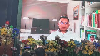 সরাসরি... বক্তব্য রাখছেন তারেক রহমান।