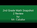 2nd Grade Math Snapshot 2 Review Challenge