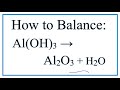 Balancing Chemical Equations
