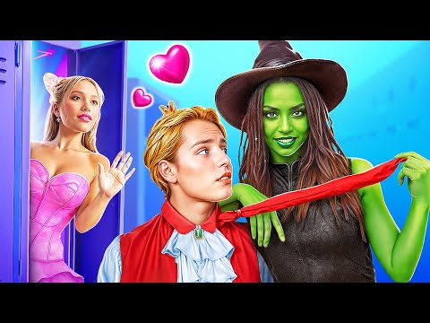 Моя девушка Ведьма? Из Ботанши в Популярную! Wicked преображение!