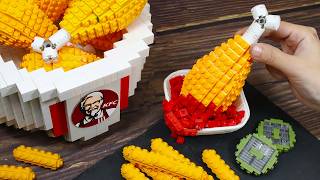 Super Crispy: I Tried the World’s Best FREE KFC Fried Chicken at Home Recipe IRL LEGO ASMR