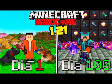 ¡Sobreviví 100 Días en Minecraft Hardcore 1.21!