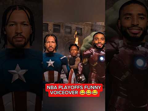 NBA PLAYOFFS FUNNY VOICEOVER 😂😂😂 #shorts