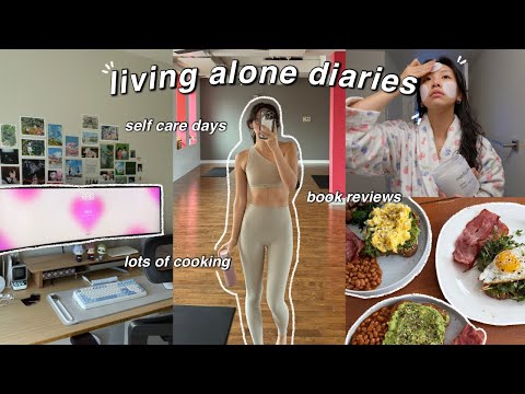 introvert diaries 🌱 productive homebody days in my life, daily routine, book reviews, what i eat