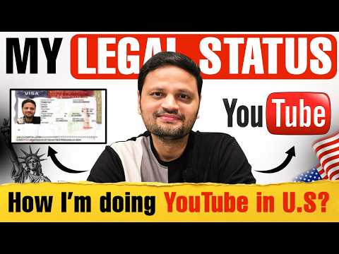 🆕️ How I’m Doing YouTube in the USA on a Visa⁉️- My Legal Status & FAQ's Answered‼️