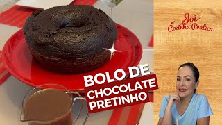 BOLO DE CHOCOLATE PRETINHO IGUAL DA CONFEITARIA 