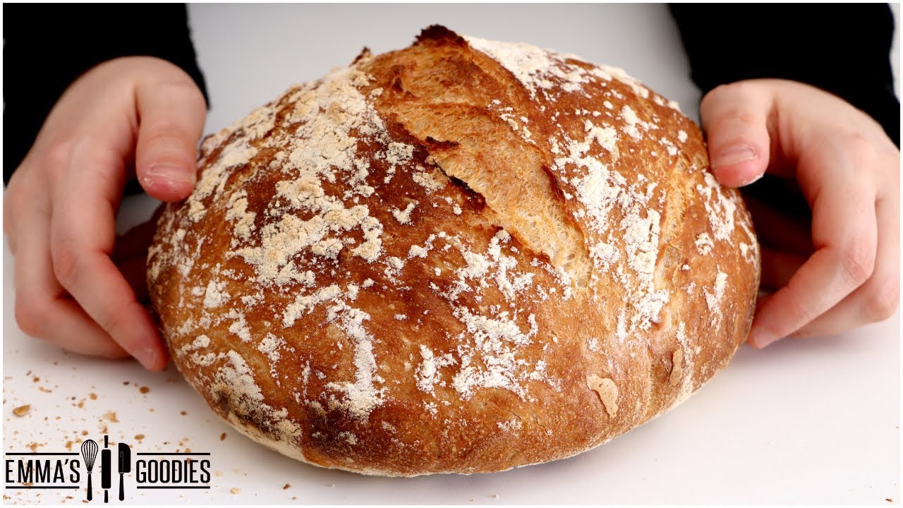 3 Ingredient NO KNEAD BREAD The EASIEST way to make Bread!