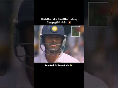 Cool Tempered Rahul Dravid #rahuldravid #cool #thewall #indiancricketer #indianbatsman #dependable