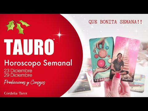 ⭐️TAURO! ALGUIEN MÁGICO VA A HACERTE UN REGALO MUY ESPECIAL!! Horóscopo / Tarot Semanal Cordelia