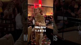 Miley Cyrus sings Flowers Live Acoustic | #shorts #mileycyrus #flowers