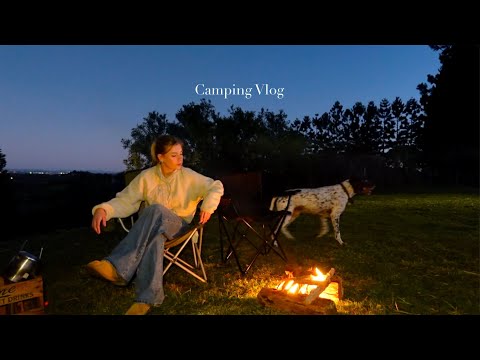 HECTIC CAMPING VLOG (will we survive 1 night?…)