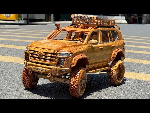 Upgrading the Wooden TOYOTA Land Cruiser LC300 – Woodworking Art