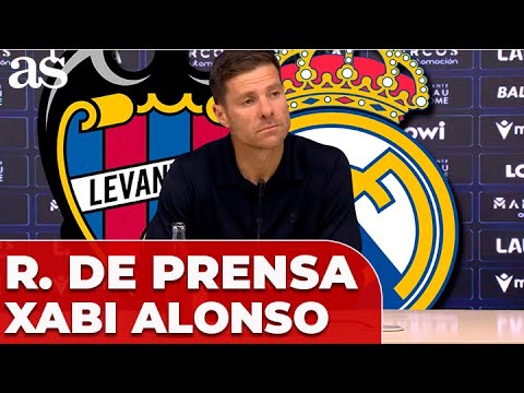 RUEDA de PRENSA de XABI ALONSO tras el LEVANTE 1 - REAL MADRID 4
