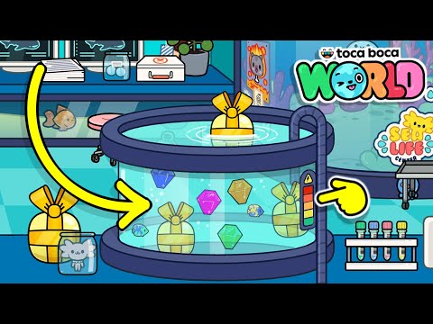 FREE SECRET AQUARIUM WITH GIFTS! // TOCA BOCA WORLD // HAPPY TOCA